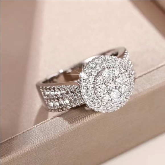 Romantic 925 silver engagement ring - Picture 4 of 6